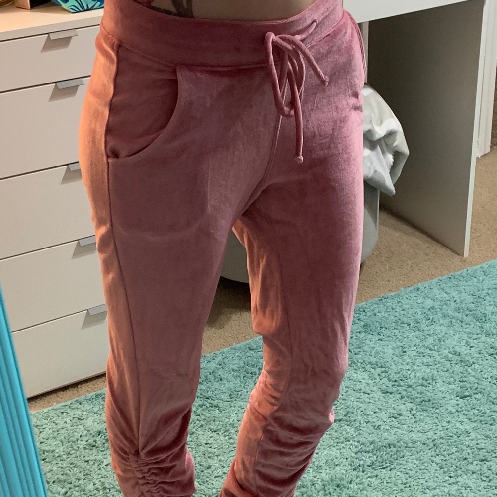 Express Velvet Joggers